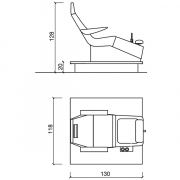 Педикюрный СПА комплекс "STREAMLINE PIPELESS BASIC SHIATSU"