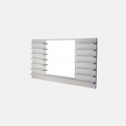 Зеркало с полочками для лаков Accantonare