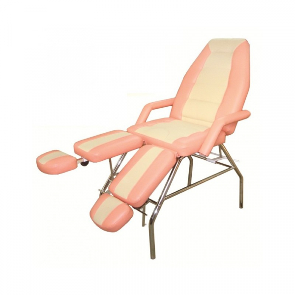 Педикюрно-косметологическое кресло СП Люкс Стандарт (каркас хром)